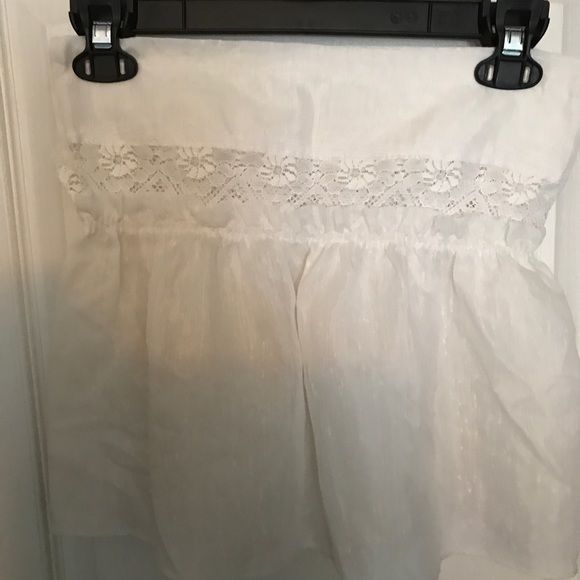 Vintage Seeded Voile White Curtains (6pc) - Picture 5 of 5